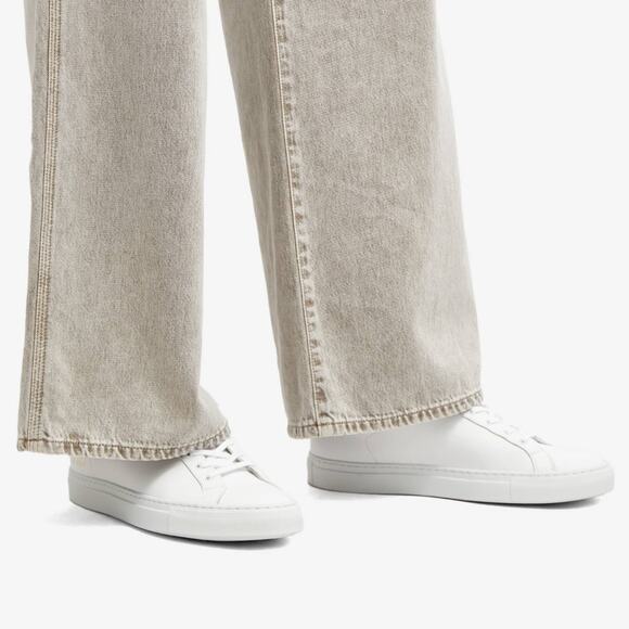 Woman by Common Projects 6127 Retro Classic Trainers Sneakers White & Black 39 - Picture 2 of 10